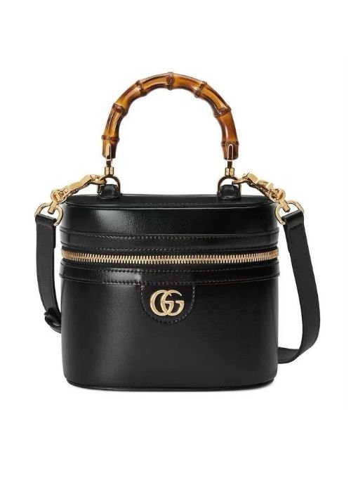 Gucci Mini Bamboo Vanity Case Shoulder Bag