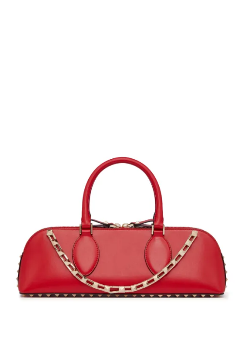 VG Rockstud Leather Duffle Bag