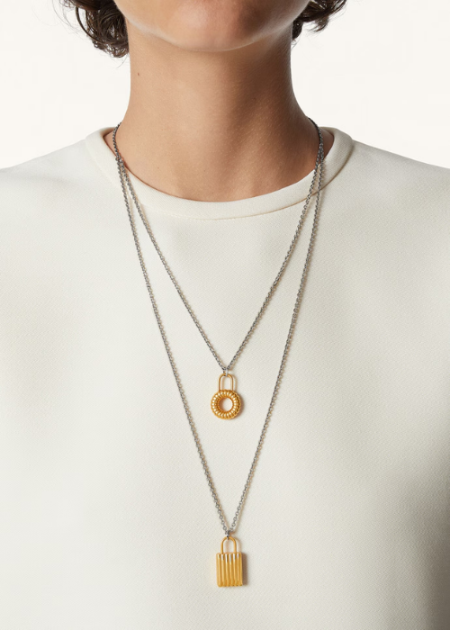 Bale Wiggle Necklace Brass Sun Gold Antique/Jewel