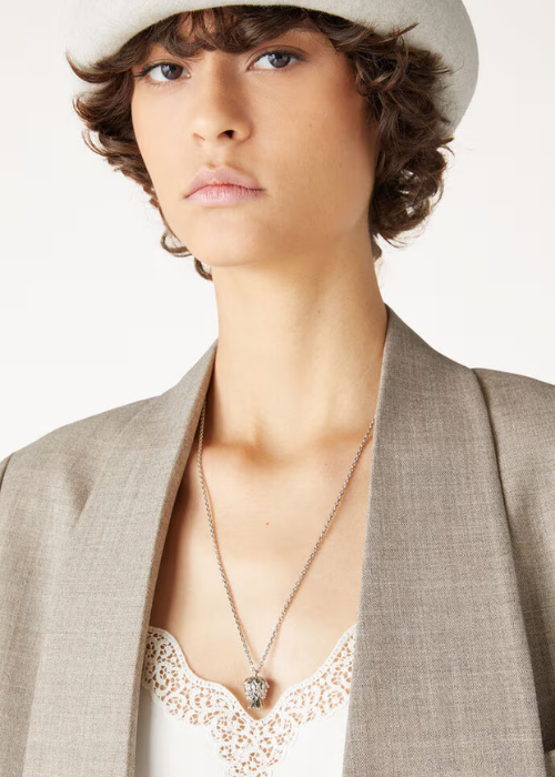 Cardo Chain Necklace Brass Antique Silver 