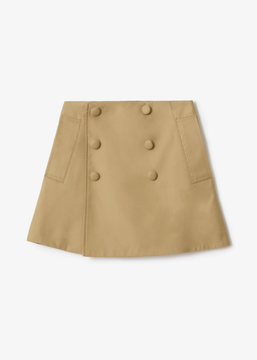 Burberry Kids cotton trench skirt