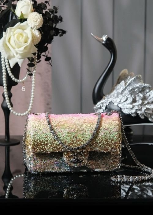 Chanel Ombré Sequin Classic Flap Bag