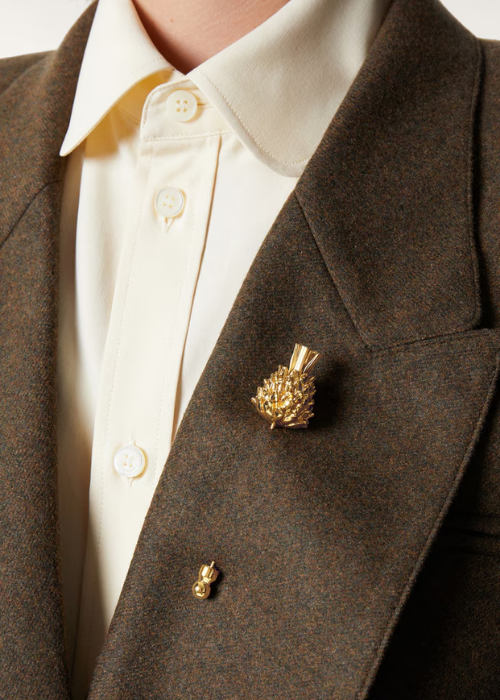 Maxi Cardo Pin Brass Sun Gold