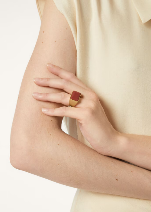 Bonbon Ring Brass Deep Kummel/Sun Gold | Rings