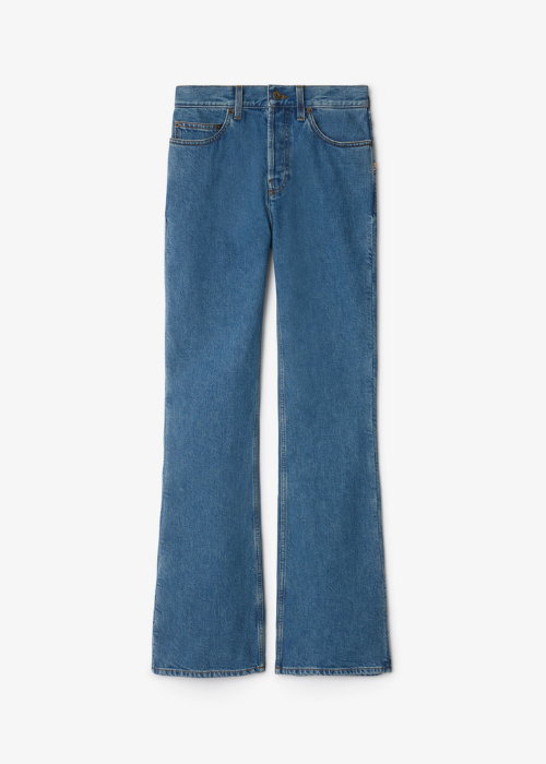 High Rise Bootcut Jeans in Mid blue