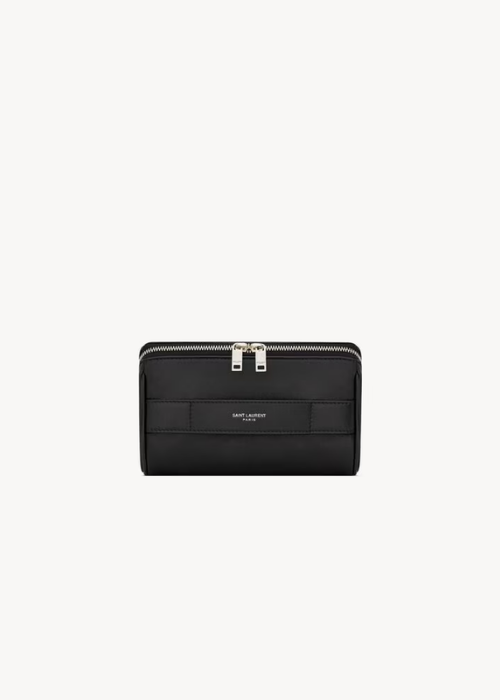 SAINT LAURENT PARIS small vanity case in smooth leather in ...