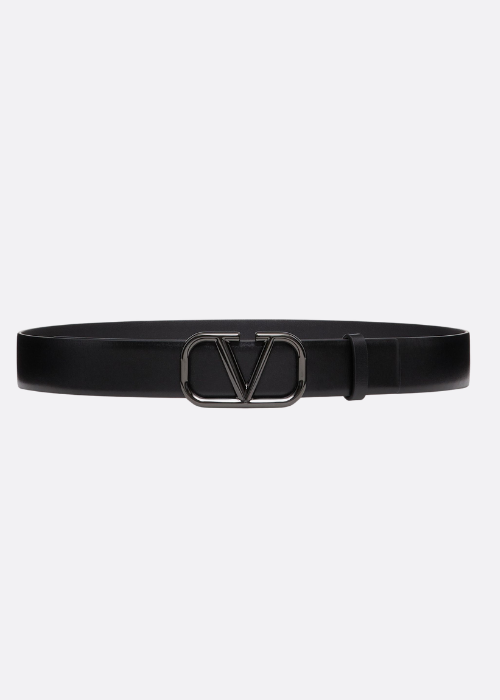 VLogo Signature Calfskin Reversible Belt