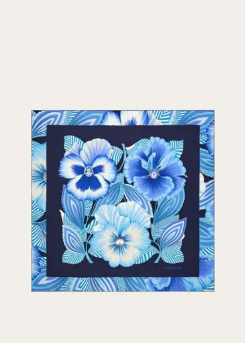 Brezza print silk Shawls- Women | Ferragamo