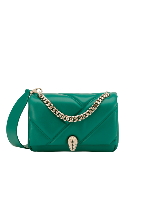 Serpenti Cabochon Shoulder Bag