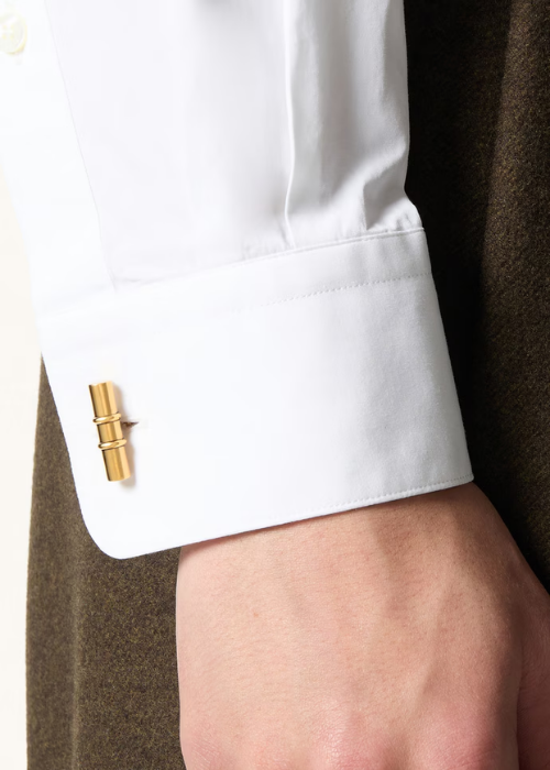 Toggle Cufflinks Brass Antique Gold