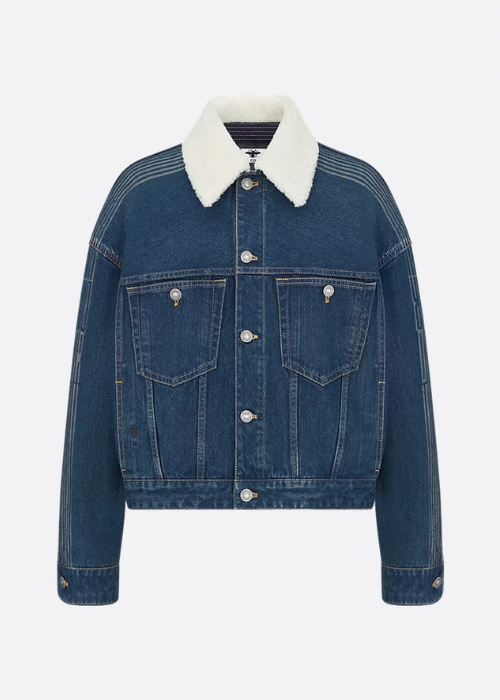 DiorAlps Oversized Jacket Blue Cotton Denim with Dior