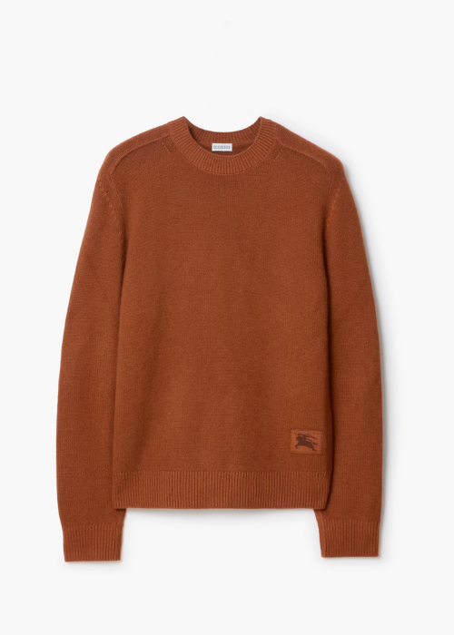 Cashmere Sweater in Ginger orange - Men 