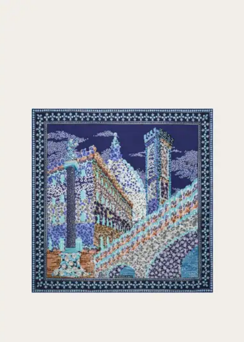 Palazzo Spini Feroni print silk foulard - Women 