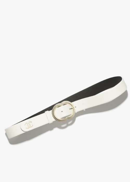 Leather belt - Calfskin & metal