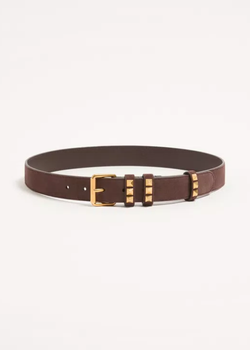 Flaneuse Belt In Suede 30 Mm for Woman in Brown