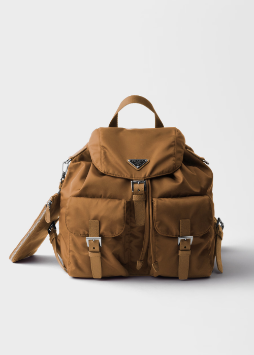 Prada Medium Re-Nylon Backpack With Pouch