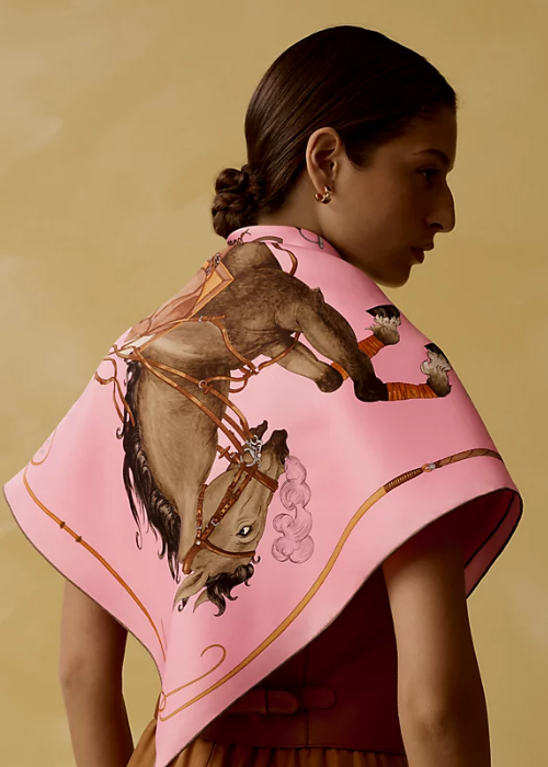 Pink - Scarves 90 - Silk