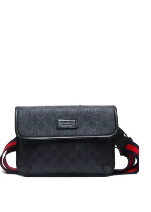 GG Black Belt Bag