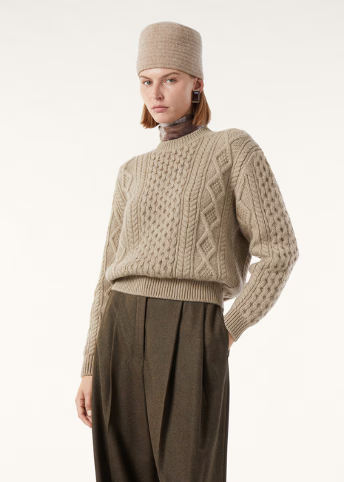 Eyre Crewneck Baby Cashmere Praline