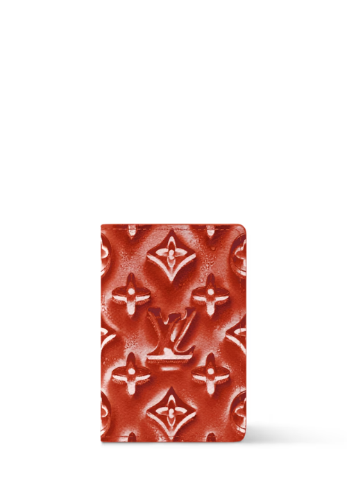 Louis Vuitton Monogram Heritage Frozen Pocket Organizer in Rouge Grenadine 