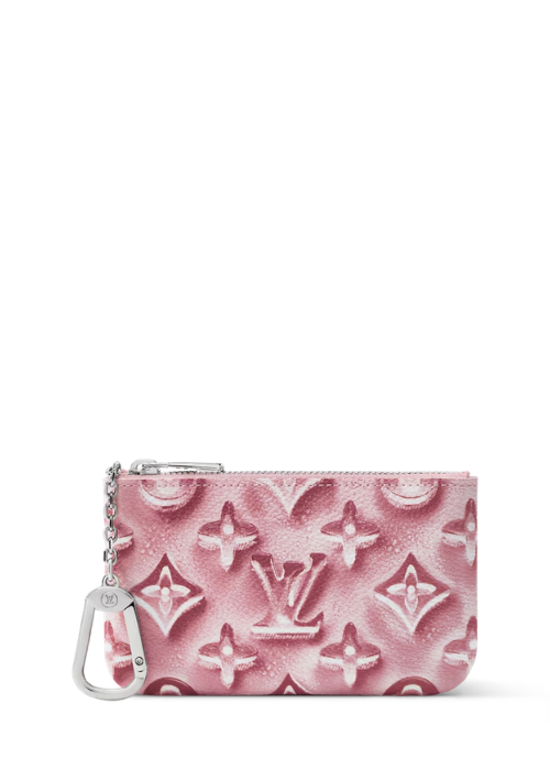 Louis Vuitton Pochette Clés XS in Frozen Cotton Candy Pink 