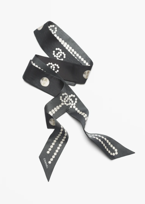 Maxi bow bag, Washed denim 