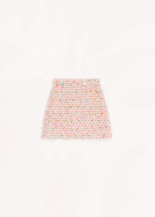 Candy Tweed Skirt for Woman in Multicolour