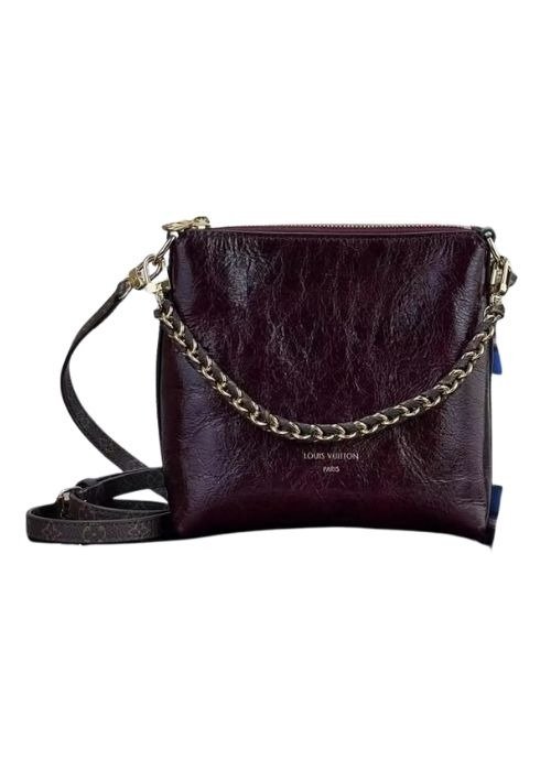 Louis Vuitton Coussin BB in Amarante Crinkled Leather