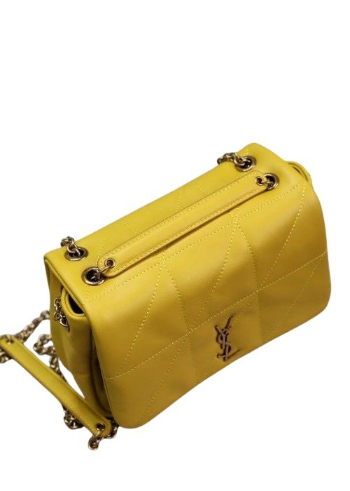 Saint Laurent Jamie 4.3 Mini Chain Bag in Yellow 