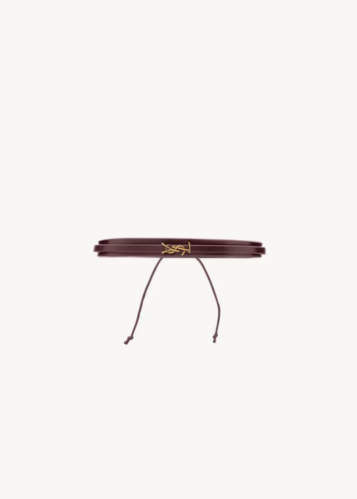 CASSANDRE multi-strand bracelet in leather