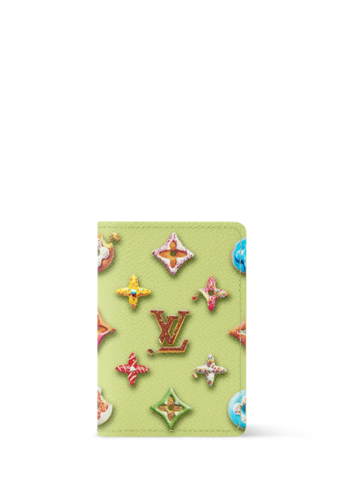 Louis Vuitton Monogram Donuts Pocket Organizer in Pistachio 