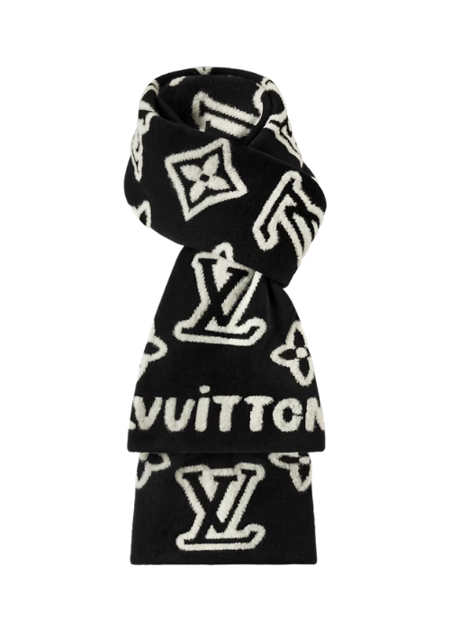 Monogram Hip Knitted Scarf