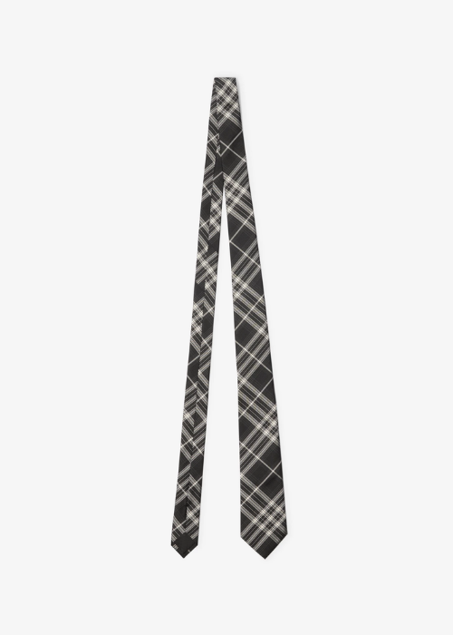 Burberry Check Silk Tie