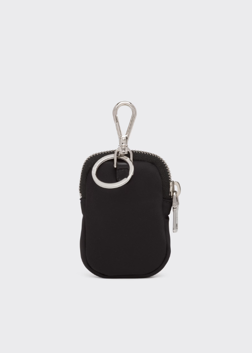 Prada Re-Nylon Mini Pouch with Keychain