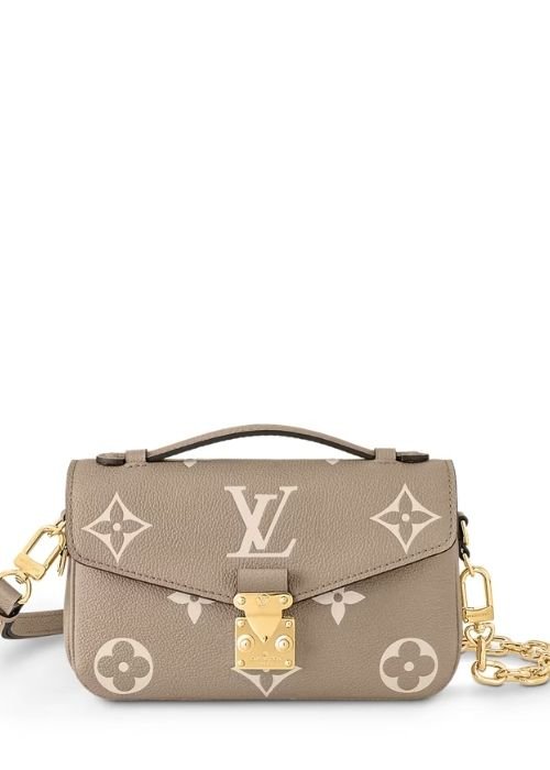 Louis Vuitton Pochette Métis East-West – Black (Noir) Monogram Empreinte Leather