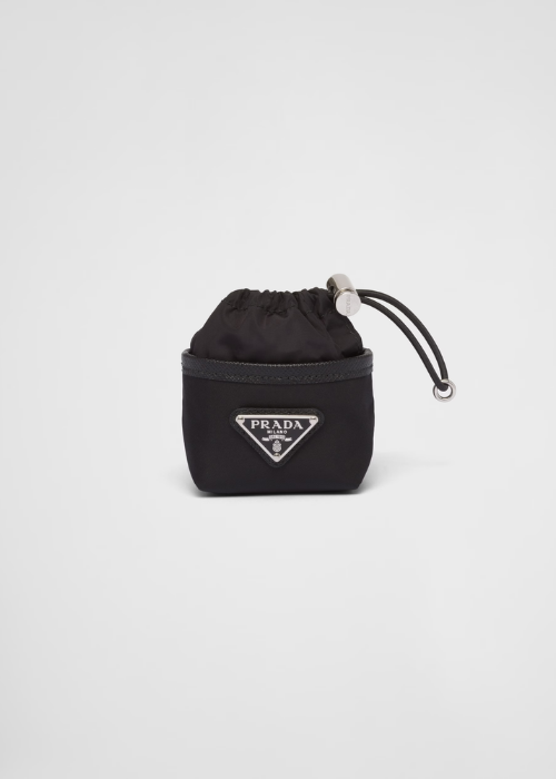 Prada Re-Nylon AirPods Pro Case / Mini Pouch in Black