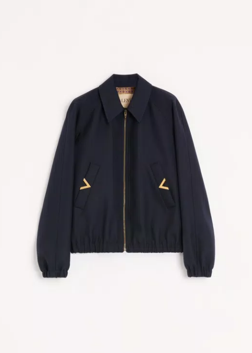 Valentino Garavani Vgold wool-blend bomber