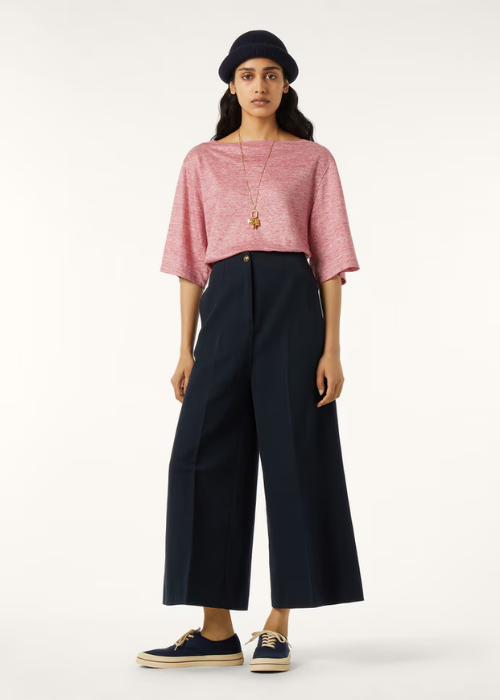 Gargano Mara T-Shirt Linen Berry Fusion Melange 