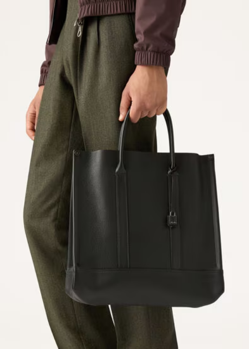 Small Beam tote Calfskin Black/Onyx