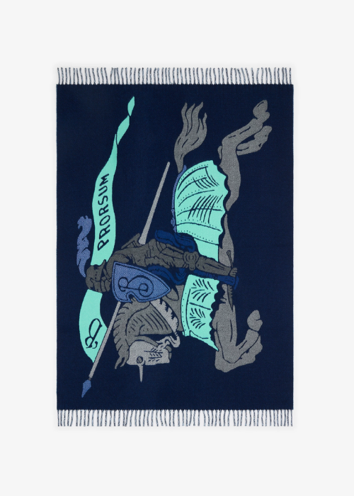 Burberry EKD Wool Cashmere Blanket. 