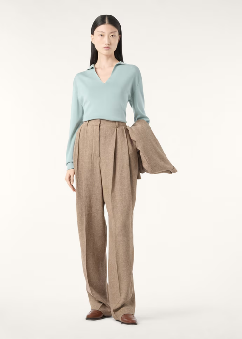 Siena Polo Shirt Silk, Cotton Pearl Cloud 