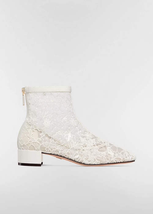 Naughtily-D-enkellaars met hak Transparante 