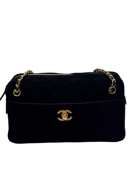 Chanel Quilted Camera Bag 