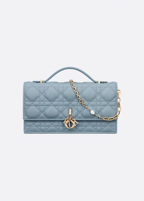 Dior My Dior Mini Bag in Celestial Blue Cannage Lambskin