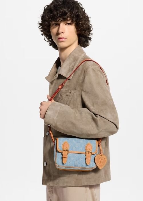 Louis Vuitton Satchel Wearable Wallet – Monogram Denim