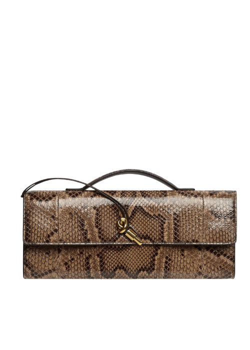 Andiamo Clutch Python Skin