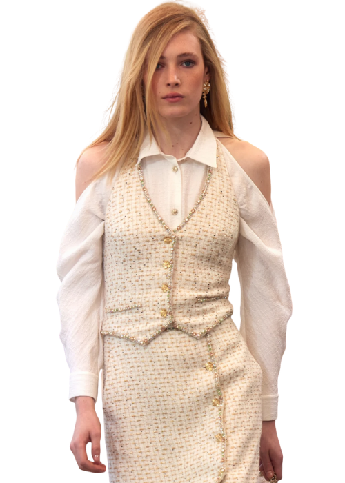 Top - Embroidered cotton