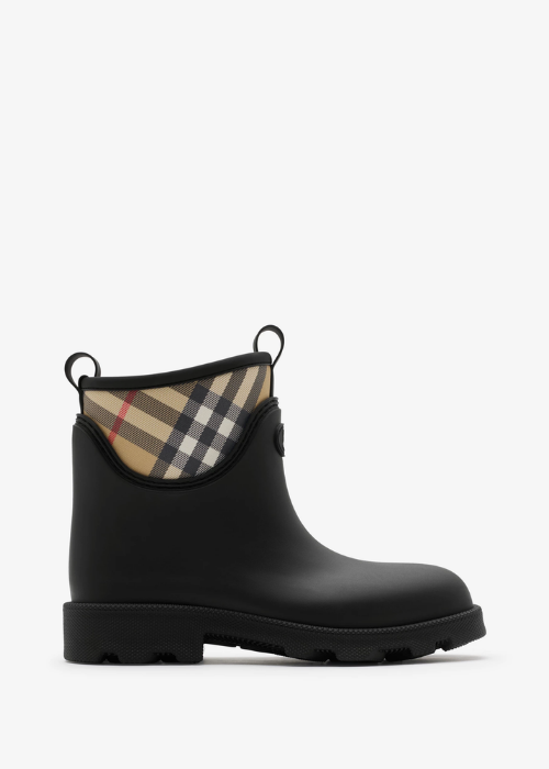 Rubber Marsh Stamp Low Boots? in Black