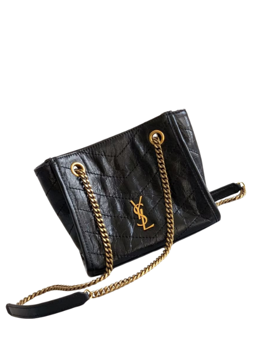  Yves Saint Laurent (YSL) Niki Small East-West Shopping Bag