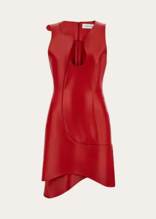 Leather mini dress - Women | Ferragamo